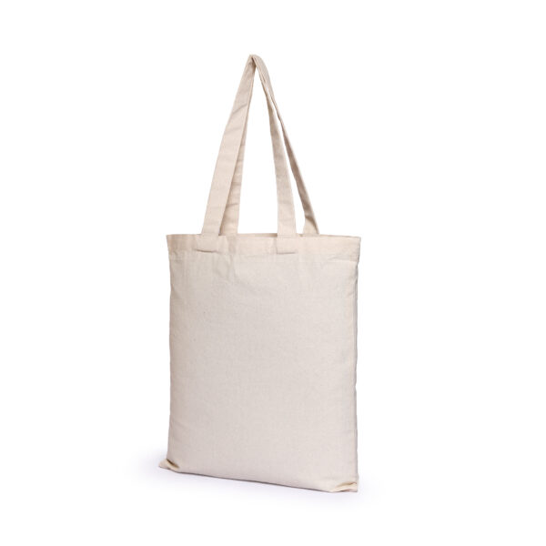 Set of 5 Natural Cotton Bags | Unprinted Canvas Bags for Painting | Tote Bag Cotton | Canvas 350 GSM and Jute Shopper | Long Handles, Ideal for Shopping - Image 2