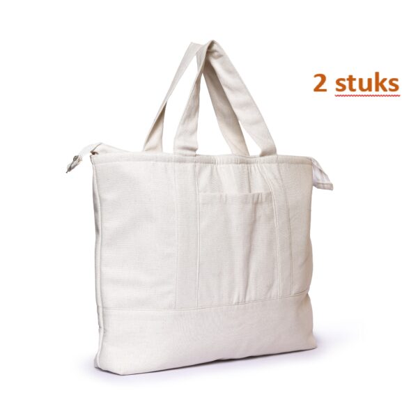 Strong Off-White Cotton Bag Made of 450 GSM – Stylish and Comfortable for Everyday Use!