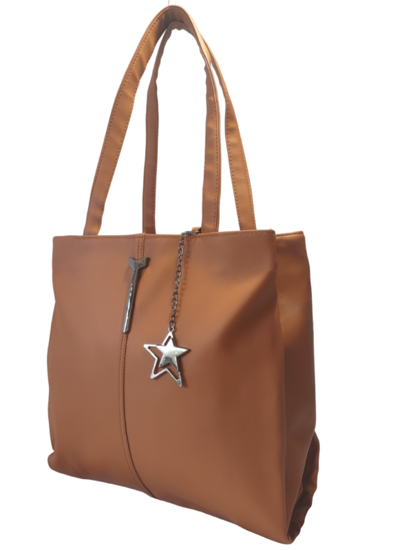 Dark Camel - Luxury Carry Bag with Premium Compartments - Women's Shoulder Bag - Women's Bags - Women's Shoulder Bags - Tote Bag - Tote Bag with Zipper