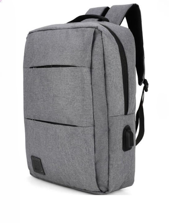 Water Resistant Light Gray Laptop Backpack with USB Charging Port | Travel Bag | Office Bag | School Bag | College Bag | Business Bag | Backpack Men & Women | Fits up to 16 inch Laptop, Compatible with 15.6 & 14 inch | Unisex 6 Water Resistant Light Gray Laptop Backpack with USB Charging Port | Travel Bag | Office Bag | School Bag | College Bag | Business Bag | Backpack Men & Women | Fits up to 16 inch Laptop, Compatible with 15.6 & 14 inch | Unisex - Image 6
