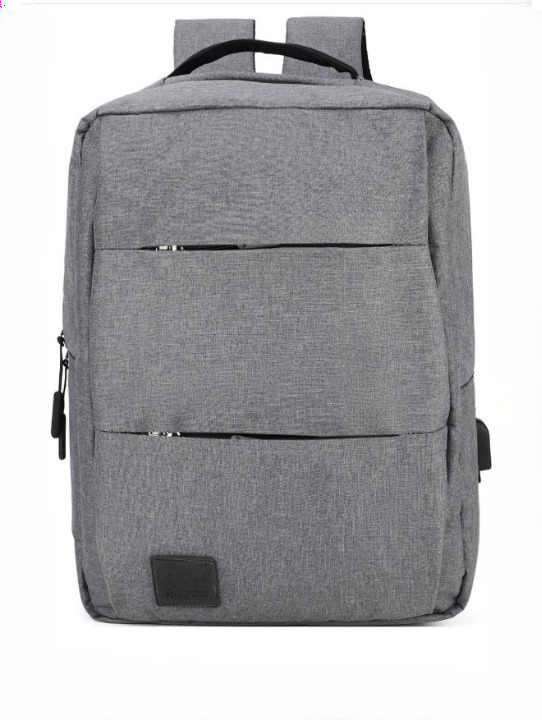 Water Resistant Light Gray Laptop Backpack with USB Charging Port | Travel Bag | Office Bag | School Bag | College Bag | Business Bag | Backpack Men & Women | Fits up to 16 inch Laptop, Compatible with 15.6 & 14 inch | Unisex 1 Water Resistant Light Gray Laptop Backpack with USB Charging Port | Travel Bag | Office Bag | School Bag | College Bag | Business Bag | Backpack Men & Women | Fits up to 16 inch Laptop, Compatible with 15.6 & 14 inch | Unisex